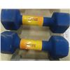 Image 2 : 8 Dumbbells ; 4 Neoprene ; (2) 10lb + (2) 8lb & 4 Steel : (2) 5lb + (2) 3lb