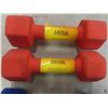 Image 3 : 8 Dumbbells ; 4 Neoprene ; (2) 10lb + (2) 8lb & 4 Steel : (2) 5lb + (2) 3lb