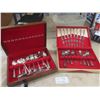 Image 1 : 2 Silverware Cases Full of a Variety of Patterns / Styles