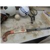 Image 7 : Large Group of Sports Equipment ; Field Hockey Stick, Softball, Soccer Balls, Rackets, 