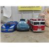 Image 2 : 3 Sand Box/ Beach Toys + 2 Plus Toys ; Paddington Bear, Teddy Bear & Stamp Up