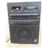 Image 2 : Karaoke Music System - Works but Rough Condition, New Microphone, AC/DC Power 