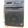 Image 7 : Karaoke Music System - Works but Rough Condition, New Microphone, AC/DC Power 