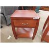 Image 2 : 2 End Tables/ Night Tables with Drawer 18" x 18.5" x 24" 