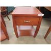 Image 3 : 2 End Tables/ Night Tables with Drawer 18" x 18.5" x 24" 