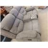 Image 5 : Microsuede Theater Reclining Couch 70" Wide