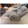 Image 7 : Microsuede Theater Reclining Couch 70" Wide