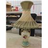 Image 6 : Ceramic Base Table Lamp with Fabric Shade 29.5" tall