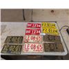Image 1 : 10 Alberta License Plates - 1960s - 5 Sets