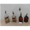 Image 1 : 2 Boxes of Bottle Lights , 1 Pair of Brown Jugs, 1 Pair Jonnie Walker