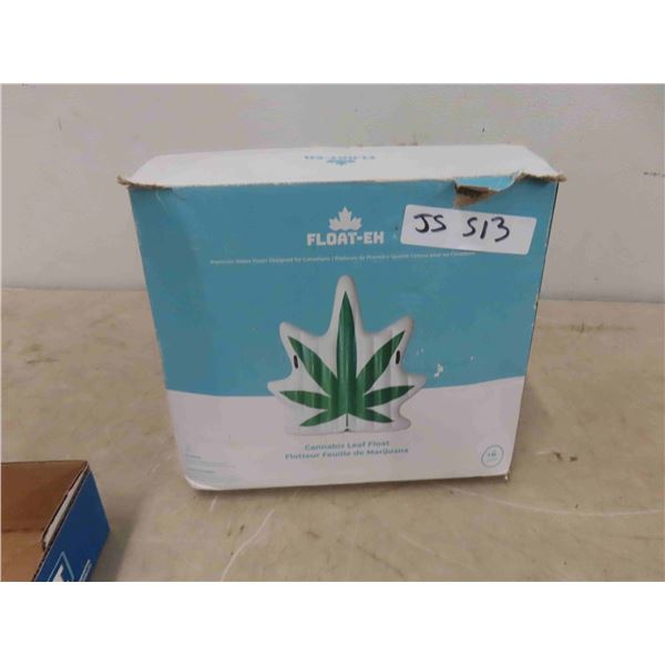 Cannabis Leaf Float in Box - unused