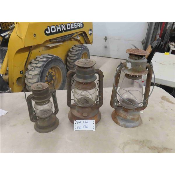 3 Barn Lanterns - 3 Different Sizes