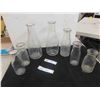 Image 1 : 7 Milk Bottles All with Labels ; Modern, Creamer, Lakeland