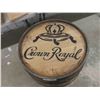 Image 3 : Solid Wood Whiskey Barrel - 45 gal, Crown Royal