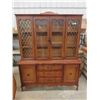 Image 2 : 8pc Dining Room Suite ; Buffet China Cabinet/Combo 16" x 60" x 73", Table 