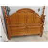 Image 2 : Oak Headboard + Footboard 60" Wide