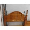 Image 3 : Oak Headboard + Footboard 60" Wide
