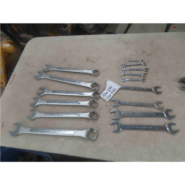 15 Wrenches ; Westward + Grey - Up to 1 5/16 