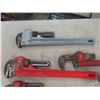 Image 2 : 9 Pipe Wrenches ; 6 Ridgid, Westward Aluminium