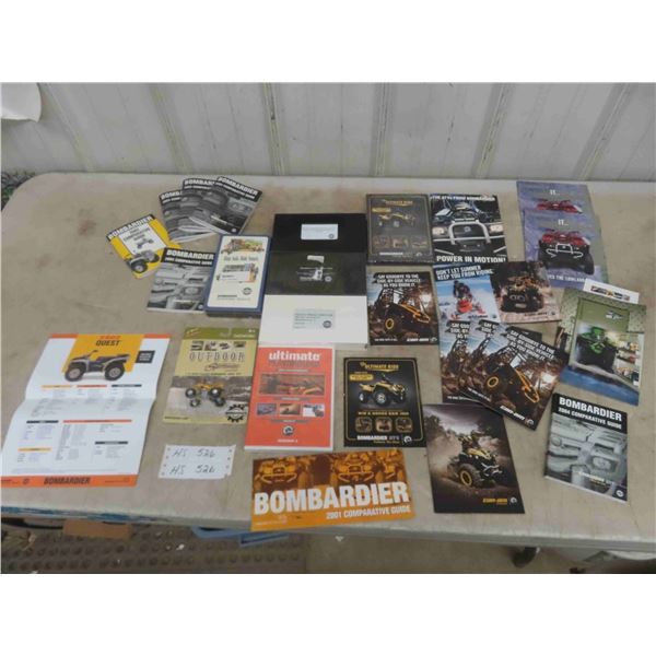 Bombardier Recreational Products VHS 2002+03, Pamphlets, Guides, DVDs, 