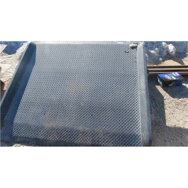 Bigger + Better Pair of Checker Plate Loading Ramps 10  x 60  x 72  