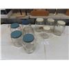 Image 1 : 9 Pantry Jars with Lids - 1 lid missing