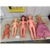Image 1 : 5 Plastic Dolls - Tallest 31" 