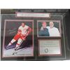 Image 2 : Gordie Howe Framed Picture 22" x 27" Autographed TCIG Charitable Foundation