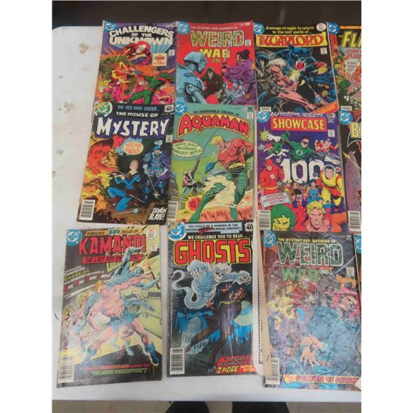 30 DC Comics ; Night Force, Wonder Woman, Batman, Ghosts, Aquaman, Flash,