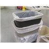 Image 2 : Multiple Plastic Waste Baskets & Vollrath Metal Pails