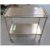 Image 1 : Pedigo Rolling Metal 2-Tier Cart 33"x18"x35"H