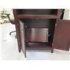 Image 7 : Wooden 3-Shelf Cabinet w/ Lower Drawers 31"x12"x72"H