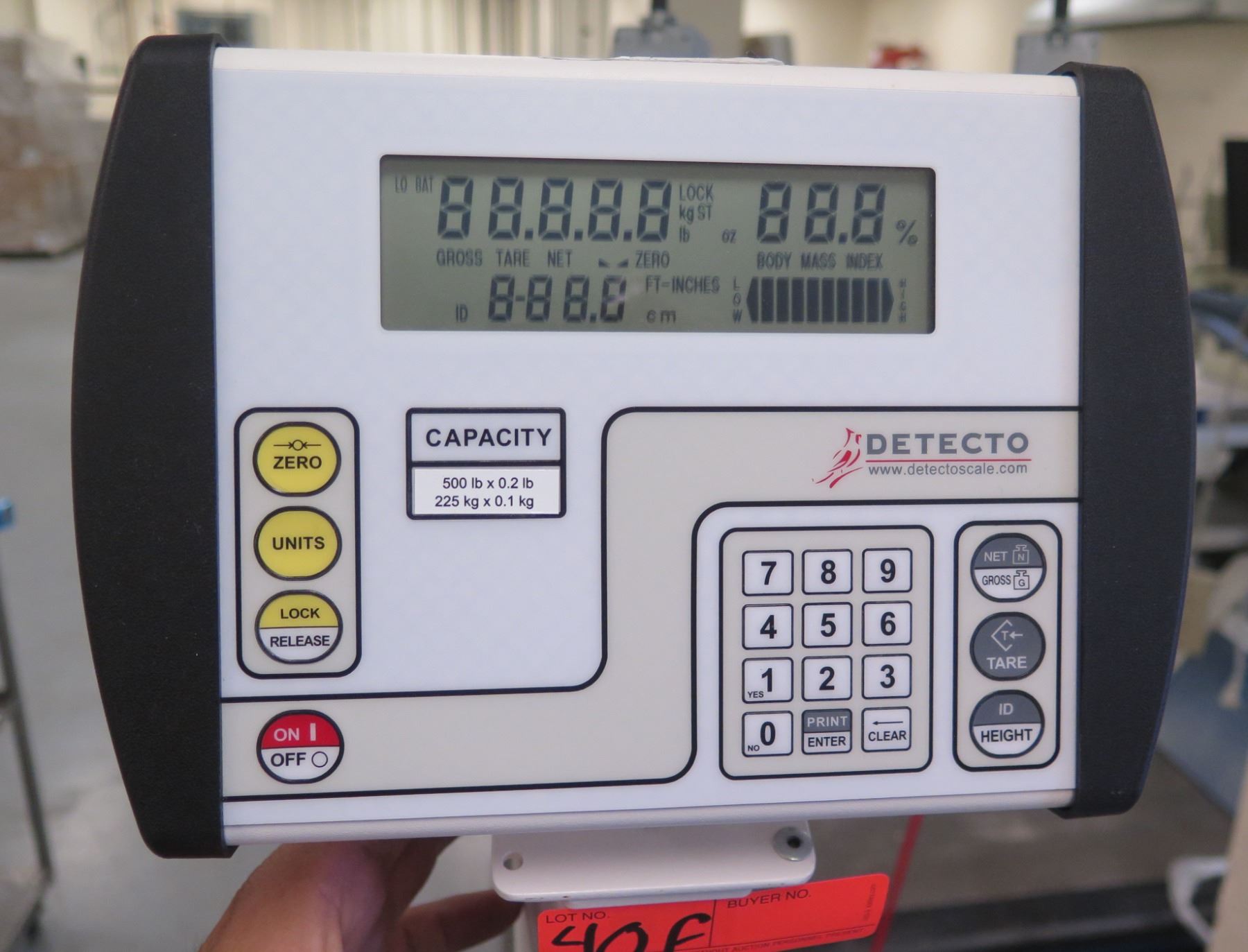 Cardinal Detecto 758C Digital Indicator Weight Scale