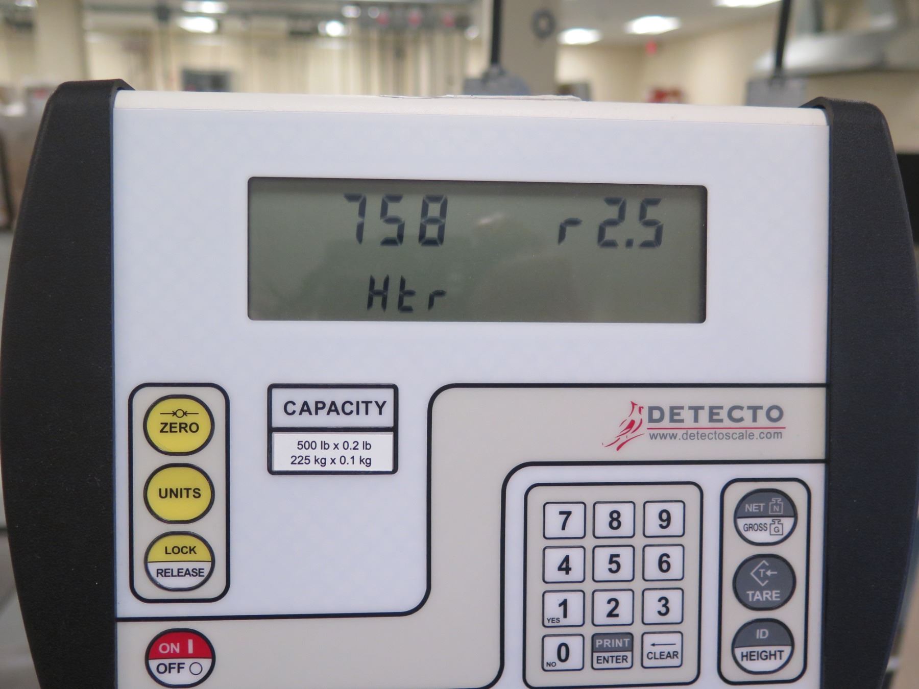 Cardinal Detecto 758C Digital Indicator Weight Scale - Oahu Auctions