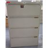 Image 1 : AllSteel Metal 4-Drawer Lateral Filing Cabinet