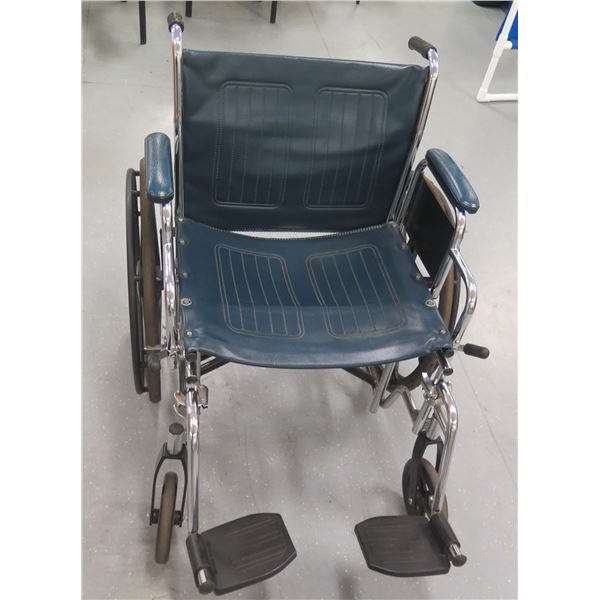 Medline MDS80680G Excel Extra-Wide (22") Seat Wheelchair