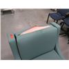 Image 2 : Rolling Green Convertible Pull Out Sleeper Chair w/ Under Seat Storage