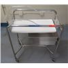 Image 1 : Rolling Metal Cart w/ Underdrawer & Top Basket / Bed 32"x17"x38"H