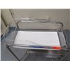 Image 2 : Rolling Metal Cart w/ Underdrawer & Top Basket / Bed 32"x17"x38"H