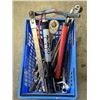 Image 4 : BASKET OF TORQUE WRENCHES AND AIR TOOLS AND DEWALT HARD CASE