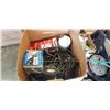 Image 2 : 2 BOXES OF ASSORTED TOOLS, FIRE ALARM, ETC