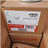 Image 2 : BOX OF 6 LIGHTOLIER ADJUSTABLE ELBOW M16  4-3/4" STAINLESS LIGHTS