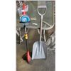 Image 1 : HOMELITE ELECTRIC WEEDEATER WITH LINE, AND SHOVEL