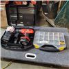Image 1 : BLACK AND DECKER DRILL W/ BATTERY AND CHARGER AND PARTS BIN
