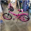 Image 1 : PINK KIDS BIKE W/ HELMETS