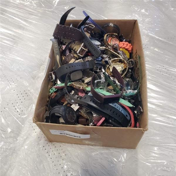 BOX OF ASSORTED WATCHES