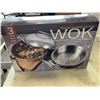 Image 2 : 3PC STAINLESS WOK SET