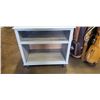 Image 2 : GREY STORAGE SHELF, 30 INCH X 18 X 31 INCH TALL