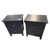 Image 1 : 2 IKEA 2 DRAWER HEMNES NIGHTSTANDS