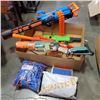 Image 1 : LOT OF NERF GUNS AND NEW BULLET SETS